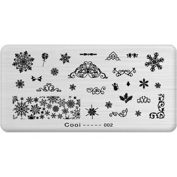 NehtyShop Destička medium CO 002 - vánoční