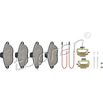 Brzdová destička Sada brzdových destiček, kotoučová brzda, , 425150, 425151, 425454, 71770986, TOPRAN, 723 271