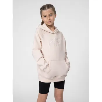 Chlapecká mikina 4F 4FJSS23TSWSF217 LIGHT PINK Dětská mikina EU 146