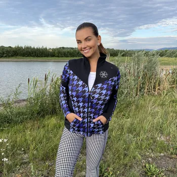 TERMOVEL Dámská mikina KOHOUTÍ STOPA VELIKOST: L