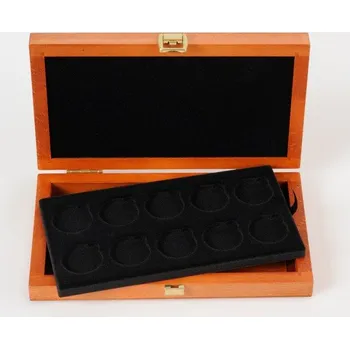 Sběratelství Luxusní kazeta na 10 ks zlatých mincí ČR - Hrady ČR