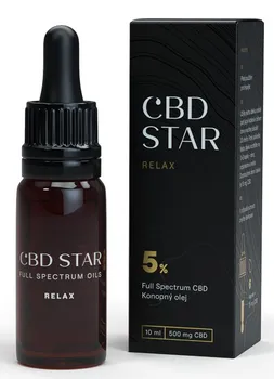 CBD CBD Star Relax olej 5 % 500 mg 10 ml