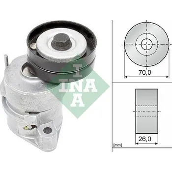 Napínák, žebrovaný klínový řemen INA 534 0102 30