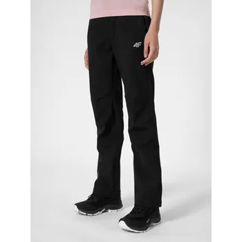 Dámské kalhoty 4F 4FSS23TFTRF114 DEEP BLACK Dámské trekingové kalhoty US XL