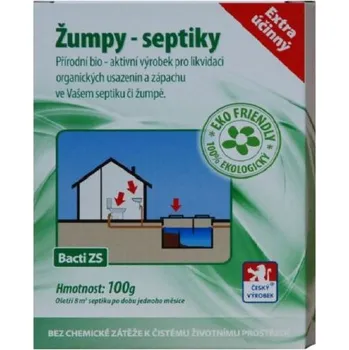 Čistič septiku a jímky Bakterie BACTI ZS pro žumpy a septiky 100 g