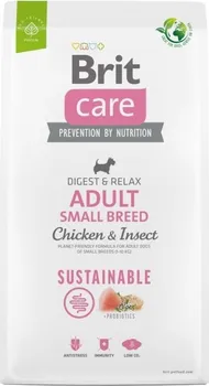 Krmivo pro psa Brit Care Dog Sustainable Adult Small Chicken/Insect