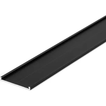 LED lišta Profil WIRELI VARIO30-09 černý elox, 2m (metráž) - záklopka profilu