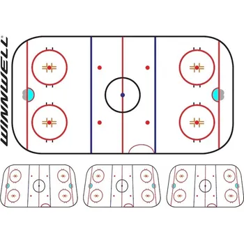 Hokejová tréninková pomůcka Trenérská tabule Winnwell, 80x60cm Winnwell