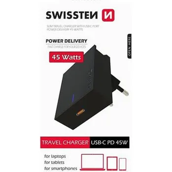 Nabíječka SWISSTEN 22050300 - neoriginální BARVA - bílá