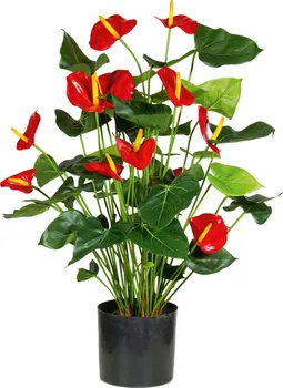 Umělá květina A la Maison Anturie 80 cm červená/zelená