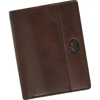 Peněženka Pánská tmavě hnědá kožená peněženka El Forrest na výšku RFID