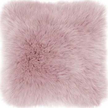 Dekorativní polštářek Růžový polštář Tiseco Home Studio Sheepskin, 45 x 45 cm ID_1282800