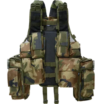 Pánská móda Vesta taktická Tactical Vest woodland