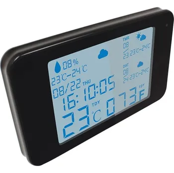 Meteostanice Recenze Meteostanice se skrytou Wi-Fi kamerou WS6 černá