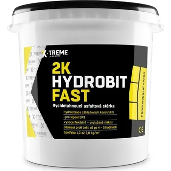 Tmel DEN BRAVEN 2K Hydrobit Fast – Rychletuhnoucí asfaltová stěrka 30kg