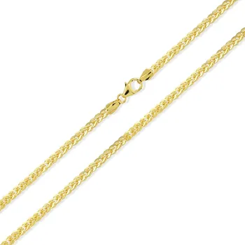 Řetízek Lillian Vassago Zlatý unisex řetízek typu Fox, plný LLV31-GCH106 Barva zlata: Žlutá, Délka řetízku: 50 cm