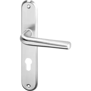 Dveřní kování ACT SERVIS ACT - Sira OV ECO Provedení: PZ (vložkový zámek), Povrch: IN - nerez, Rozteč: 90 mm