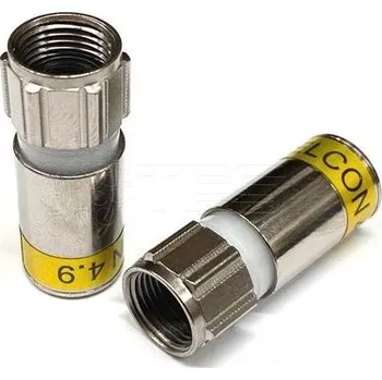 Anténní redukce Cabelcon F-6-TD 4.9/6,5mm vodotěsný lisovací konektor F