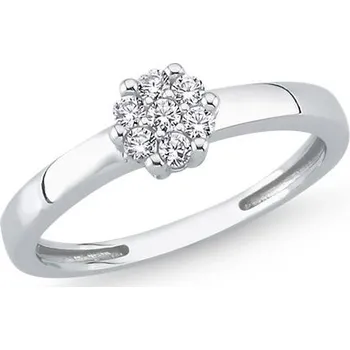 Prsten Lillian Vassago Prsten se zirkony z bílého zlata LLV66-GR059 Velikost prstenu: 61