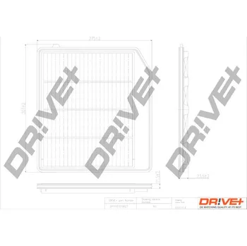 Vzduchový filtr Vzduchový filtr Dr!ve+ DP1110.10.0627