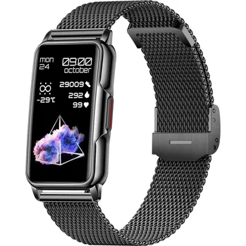 Chytré hodinky Smoot - Smoot H80 Pro Barva: Vesmírně černé & Kovový řemínek