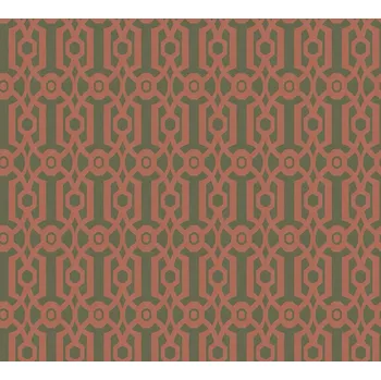 Tapeta A.S. Création | Vliesová tapeta na zeď ART OF EDEN 39062-1 | 0,53 x 10,05 m | zelená, oranžová + Zelená, oranžová vliesová tapeta na stěnu 390621 v rozměru 0,53 x 10,05 m