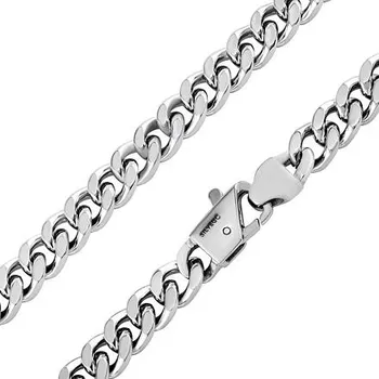 Řetízek Pánský řetěz PANCR 8,5 mm z chirurgické oceli varianta 50 cm KMM24162-50 cm