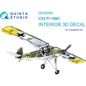 Plastikový model Quinta studio 1/32 Fi 156C 3D-Printed&col. Interior (HAS)