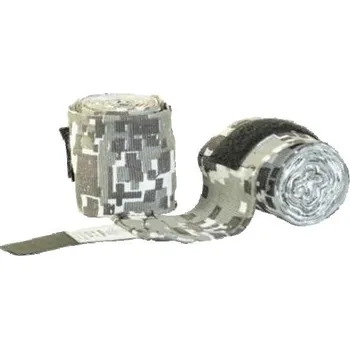 Opasek na cvičení MadMax Bandáž omotávací 2,5m MBA002 šedá