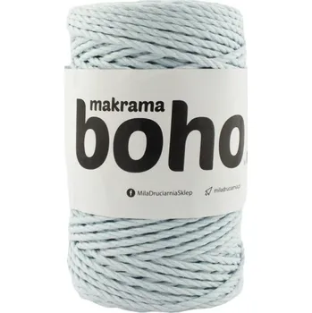 Příze Mila 3ply šňůra Makrama BOHO 4mm Modrá ledová