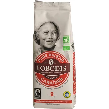Káva Lobodis Bio mletá káva z Karibiku, 250 g