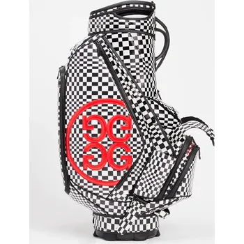 Golfový bag G/FORE bag Tour Distorted Check - bílo černý