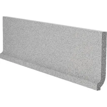 Dlažba Sokl Rako Taurus Granit světle šedá 8x30 cm mat TSPKF078.1