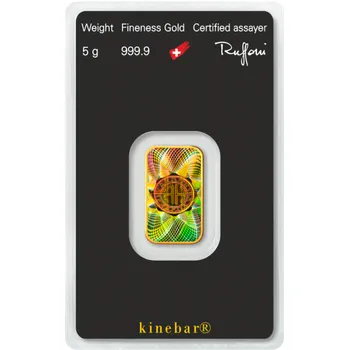 Argor Heraeus Kinebar zlatý investiční slitek 5 g
