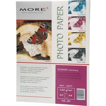 Počítač ARMOR Fotopapír MORE Harmony 180g/m2; matt, 25 listů, A4 M10521
