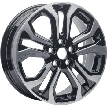 Alu kolo Kolo z lehké slitiny 17" Provedení s 5 x 2 paprsky, v černé barvě s frézovaným povrchem