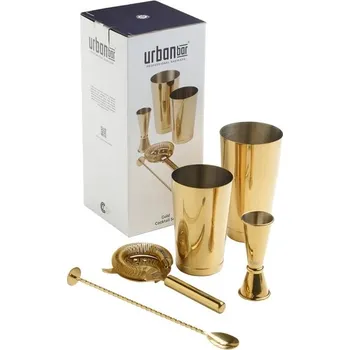 Zlatý cocktailový set Urban Bar
