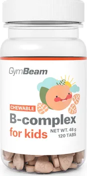 GymBeam B-komplex pro děti 120 žvýkacích tbl.