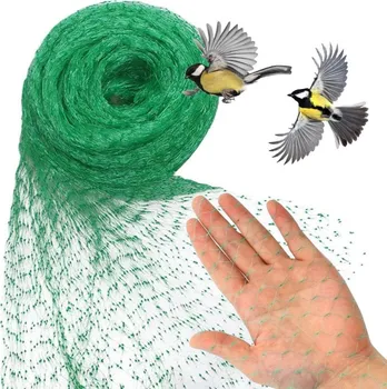 Síť proti ptákům Ochranná síť proti ptákům 4 x 6 m zelená