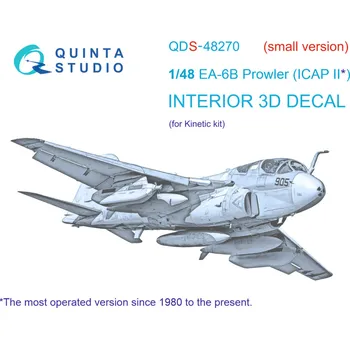 Plastikový model Quinta studio 1/48 EA-6B Prowler (ICAP II) 3D-col.Interior SMALL