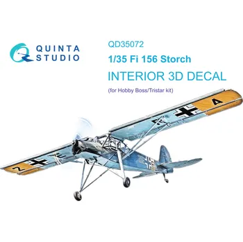 Plastikový model Quinta studio 1/35 Fi 156C 3D-Printed&col. Interior (HOBBYB)