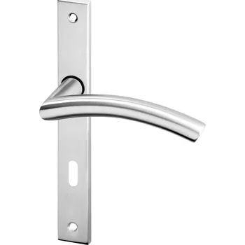 Dveřní kování ACT SERVIS ACT - Pipa úzky štít Provedení: BB (pokojový klíč), Povrch: IN - nerez, Rozteč: 72 mm