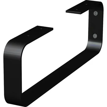 Koupelnový nábytek Konzole zaoblená lakovaná, černá matná KL 45 Č