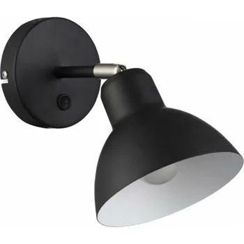 Lampička RENDL BAROQUE nástěnná černá chrom 230V E27 28W R12986