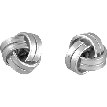 Náušnice Stříbrné náušnice Ag 0,7 g uzel