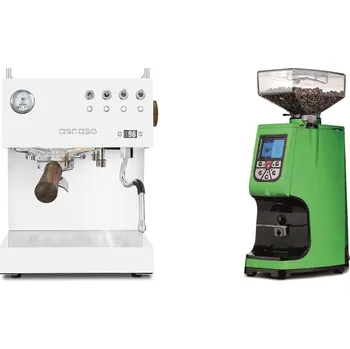Kávovar Ascaso Steel DUO PID, White&Wood + Eureka Atom 60, kawasaki…