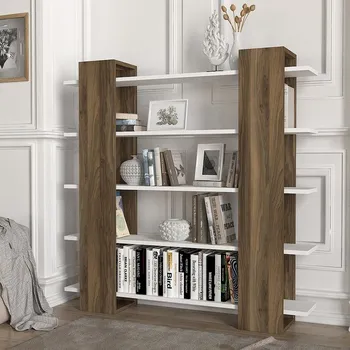 Komoda Regál PIEDRA bílá/ořech