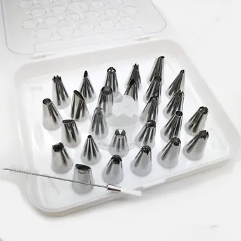 Forma na pečení Sada zdobících špiček s adaptérem a štětečkem