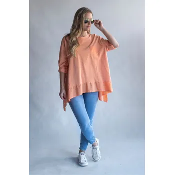 Dámská mikina Mikina s dlouhým rukávem 3639 Itálie barva: oranžová