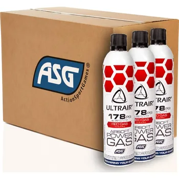 ASG ASG plyn ULTRAIR Red Power Gas (178 PSI) - 570 ml (36 kusů)